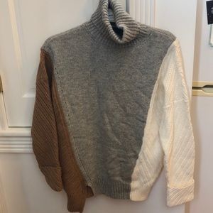 French Connection Color Block Sweater size S